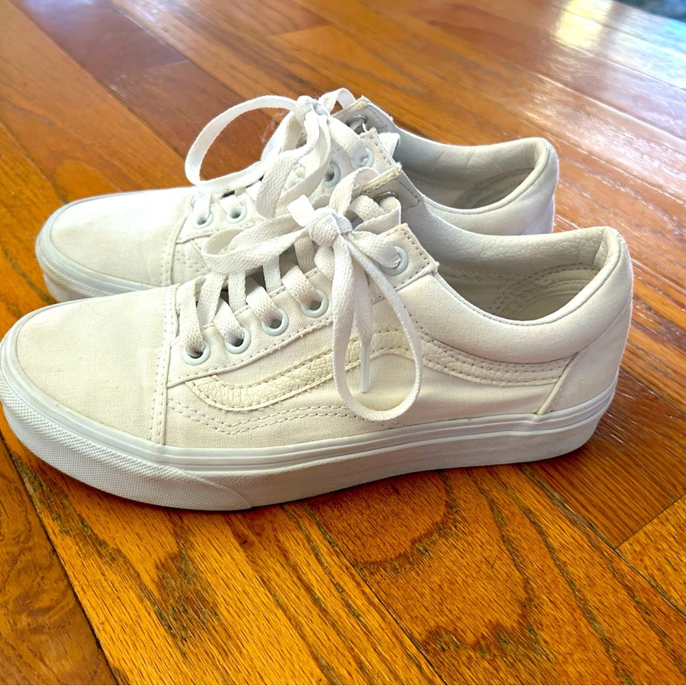 White vans. Women’s size 6.5.